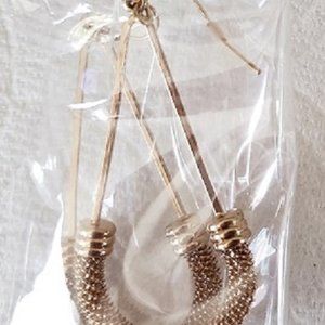 Gold Metals Earrings Pairs - NIBs Lot of 2